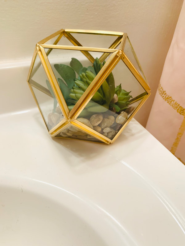 Gold Bathroom decor