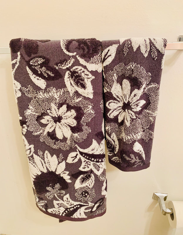 Floral Bath Towels